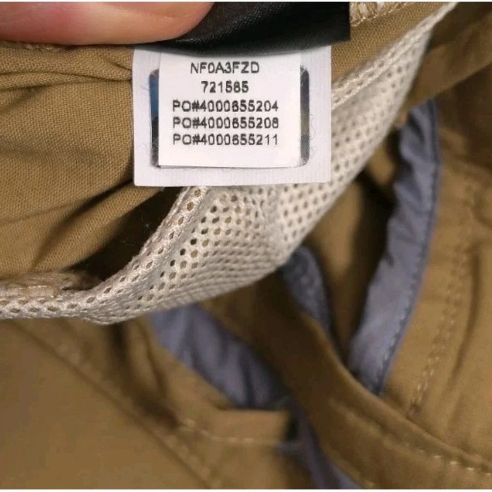 The North Face Mens 34 Khaki Brown NF0A3FZD Stretch Hiking Pants Cinch Hem